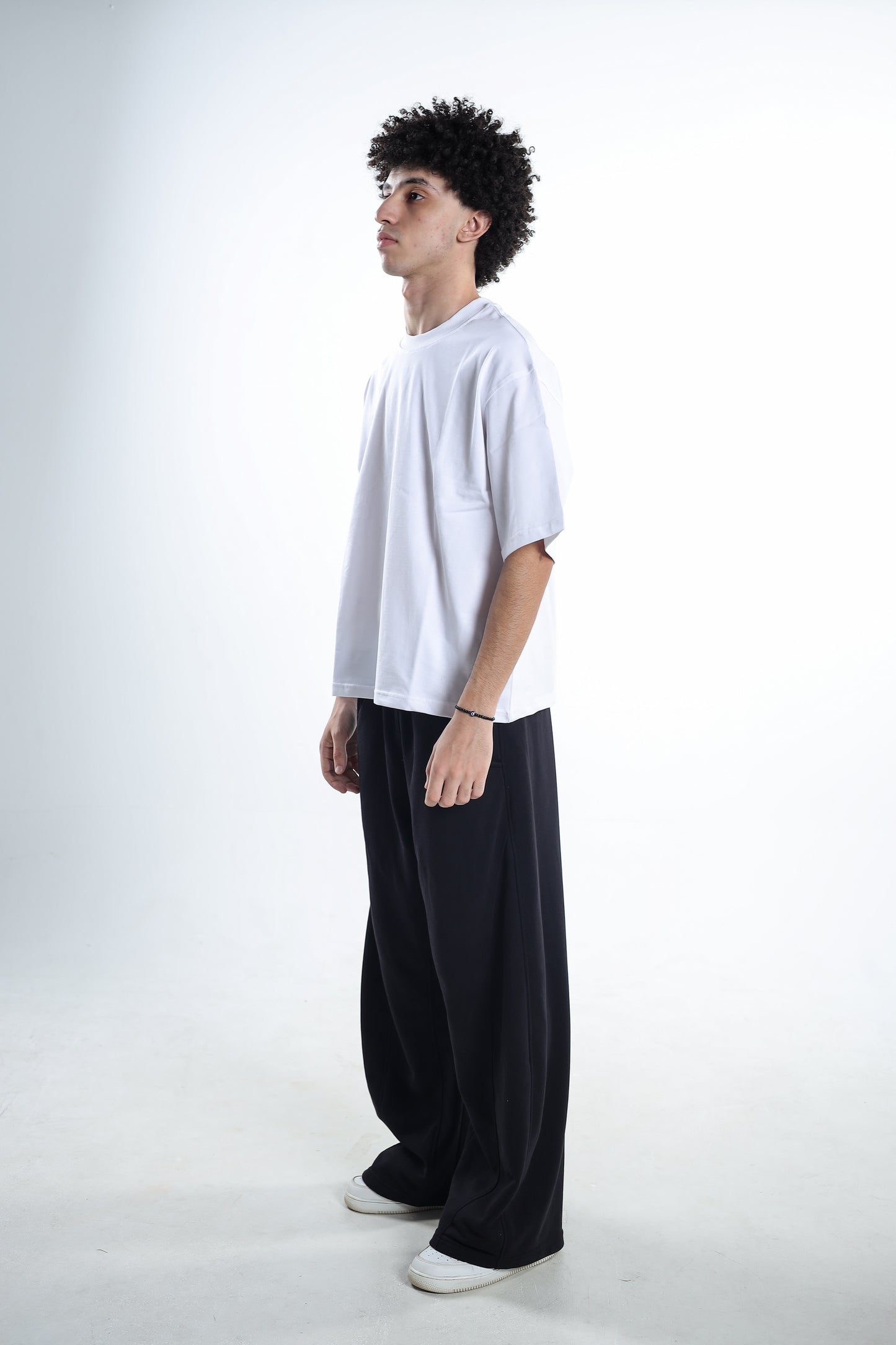 Basic White Box Fit Tee