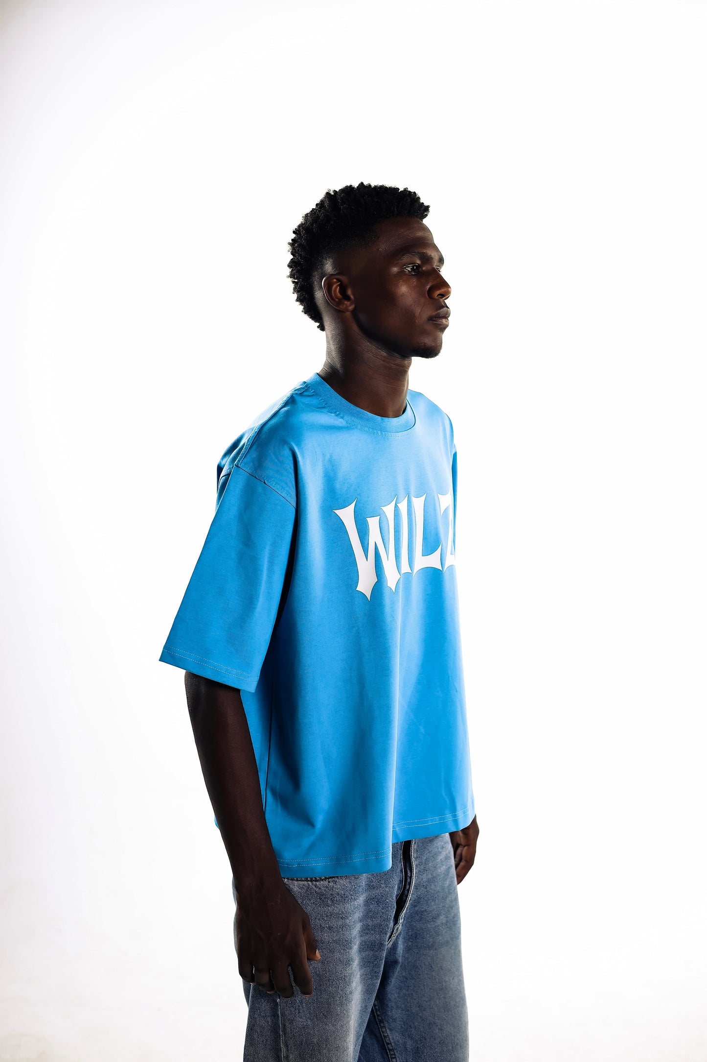 WILZ Electric Blue Box-Fit Tee