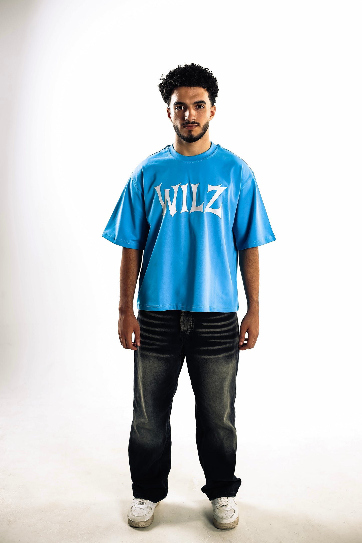 WILZ Electric Blue Box-Fit Tee