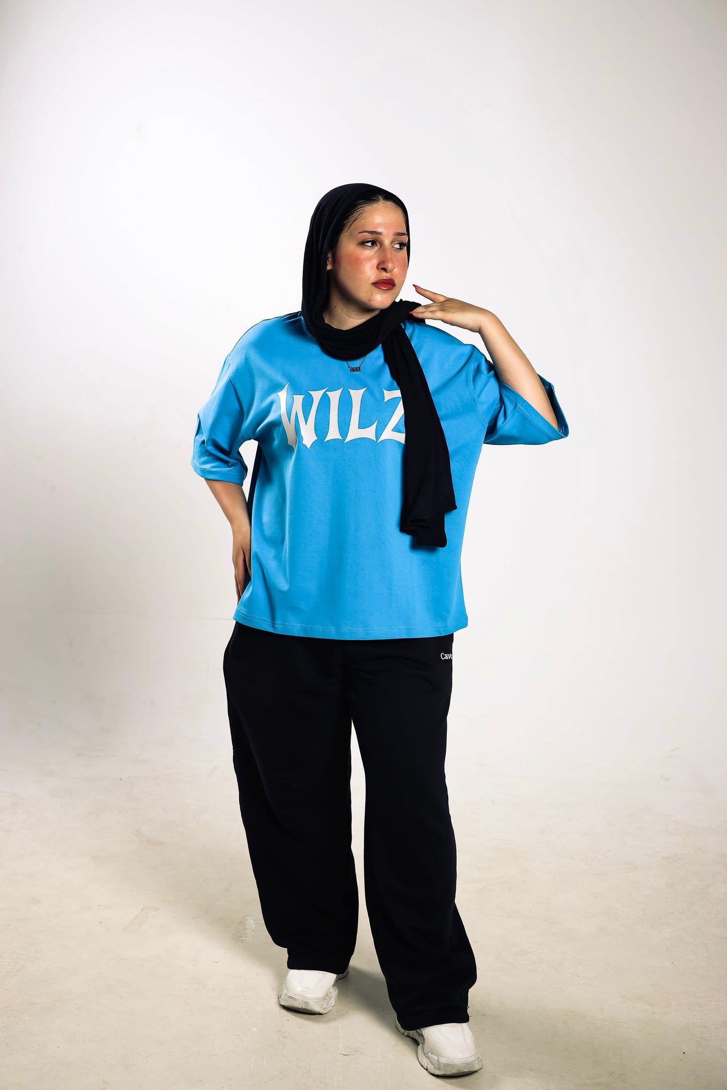 WILZ Electric Blue Box-Fit Tee