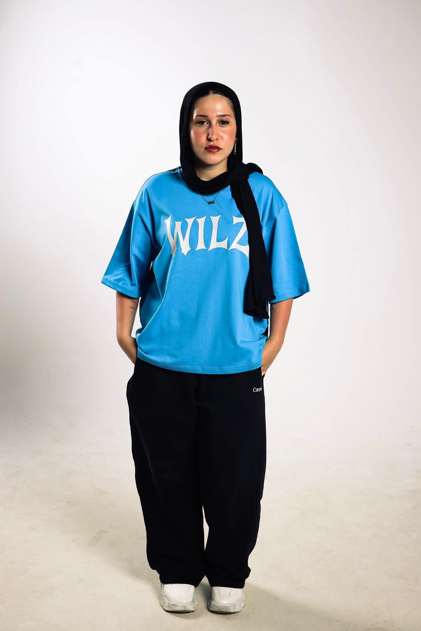 WILZ Electric Blue Box-Fit Tee