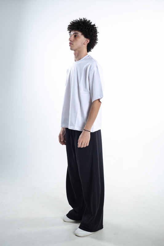 Basic White Box Fit Tee