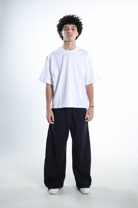 Basic White Box Fit Tee