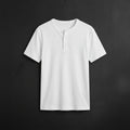 White Henley T-Shirt — Slim Fit | WILZ