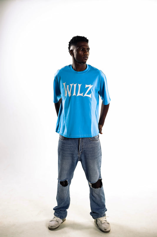 WILZ Electric Blue Box-Fit Tee