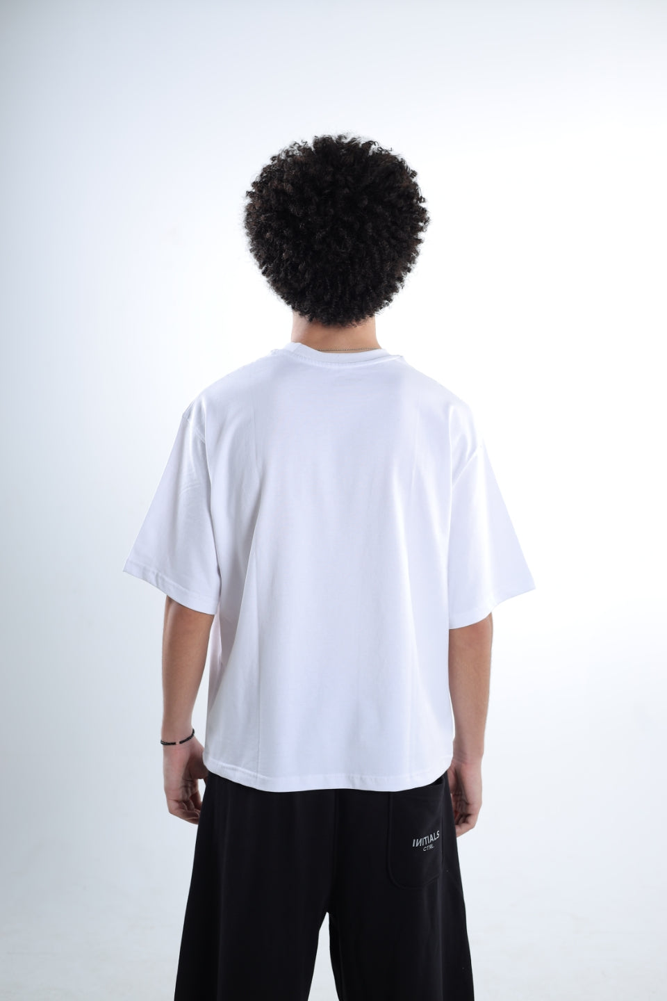Bone White Box Fit Tee – Puff Print Edition