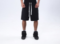 Black Oversized Sweat Shorts