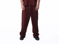 Burgundy Oversized Sweatpants